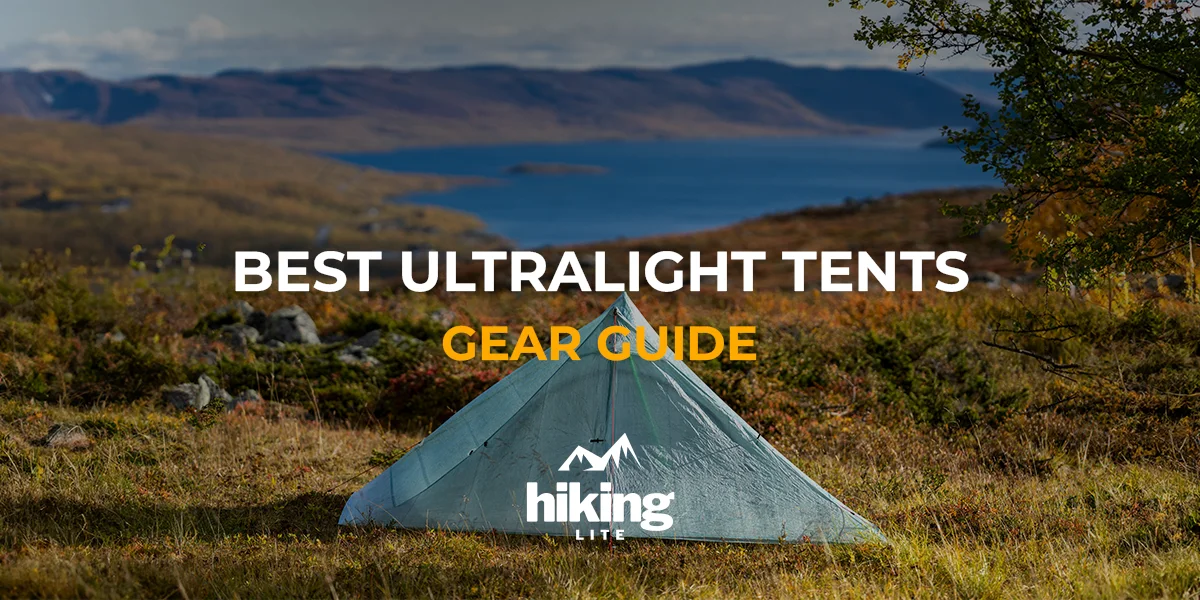 Best Ultralight Tents: Ultralight 1-person trekking pole tent in the Finnish tundra during the daytime