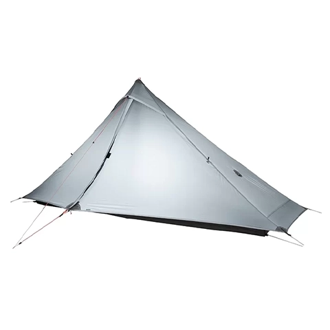 Ultralight 1-Person Trekking Pole Tent: 3F UL Gear Lanshan 1 Pro