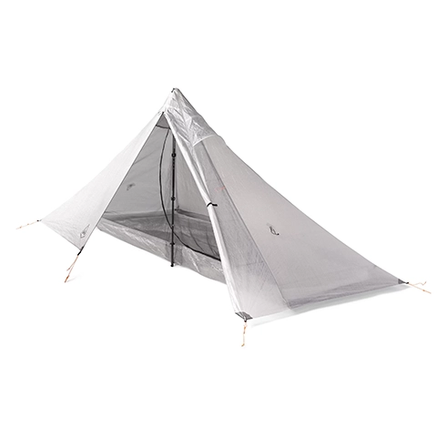 Ultralight 1-Person Trekking Pole Tent: Hyperlite Mountain Gear Mid 1