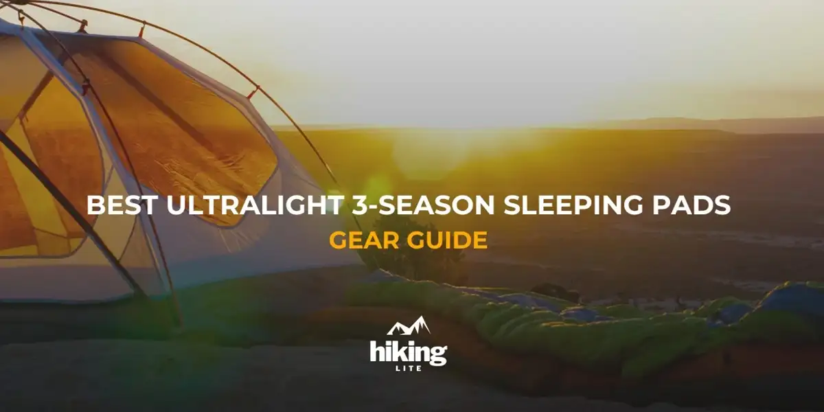 Sleeping Comfort with Ultralight 3-Season Sleeping Pads: Golden hour campsite with 3-season sleeping pad