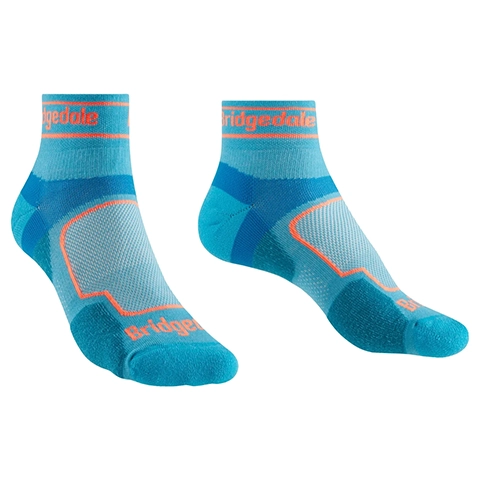 Ultralight Hiking Socks for Women: Bridgedale Trail Run Ultra Light T2 Coolmax Sport