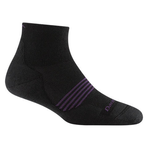 Ultralight Hiking Socks for Women: Darn Tough Women's Element 1/4 LW Athletic Sock