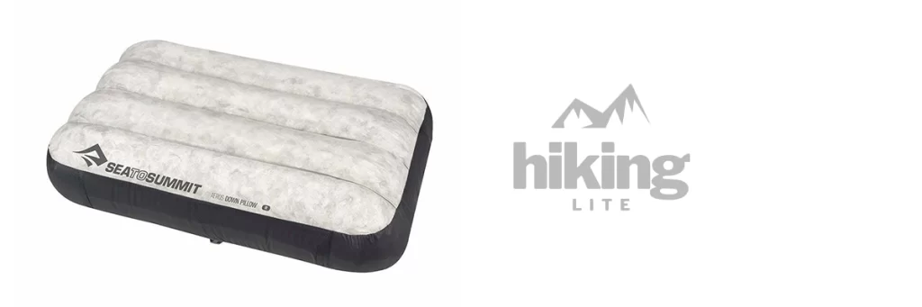 Camping Pillows: Lightest hybrid pillow - Sea to Summit Aeros Down Pillow