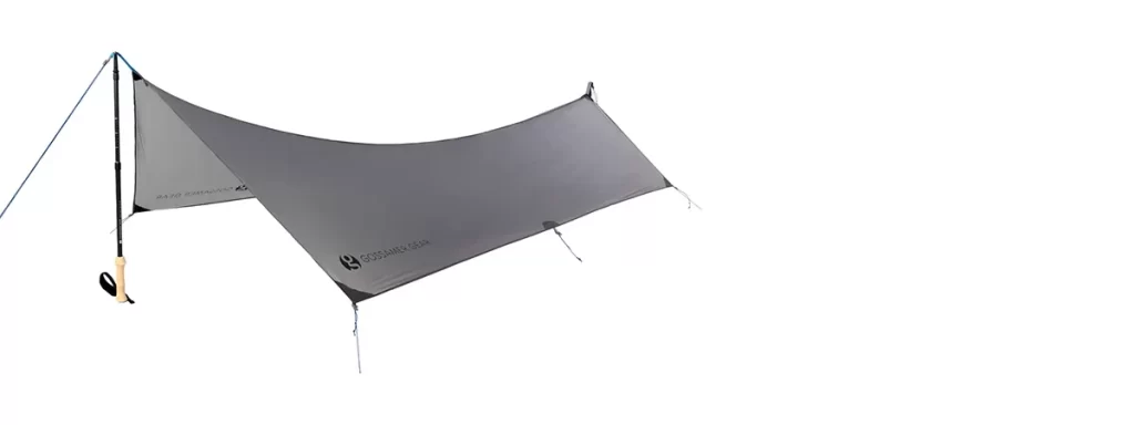 Tarp Camping: A tapered tarp